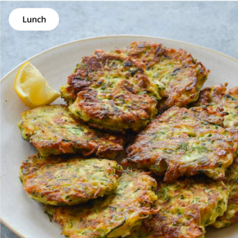 Grilled Zucchini Fritters