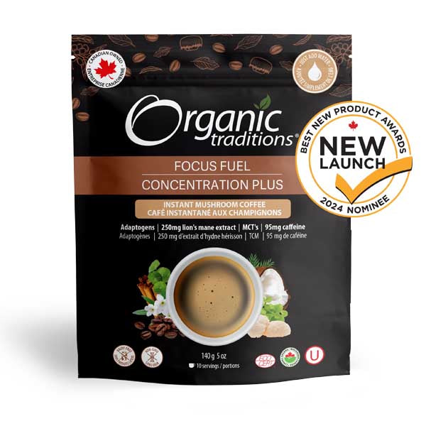 Organic Traditions Focus Fuel Coffee 140g [Keto Friendly]
