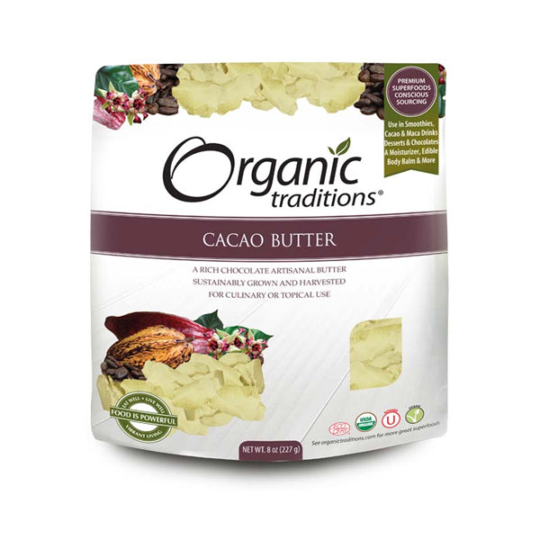 Organic Traditions Cacao Butter 227g 