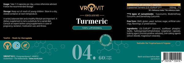 VROVIT Liposomal Turmeric 60's