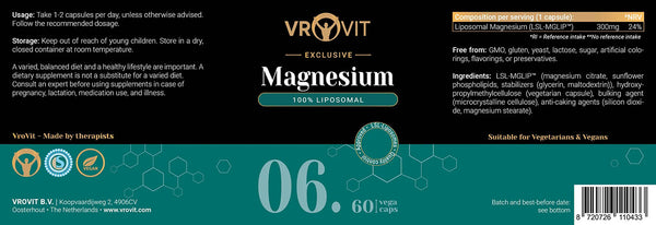 VROVIT Liposomal Magnesium 60's