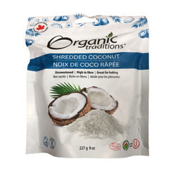 Organic Traditions Shredded Coconut 227g [Keto-friendly]