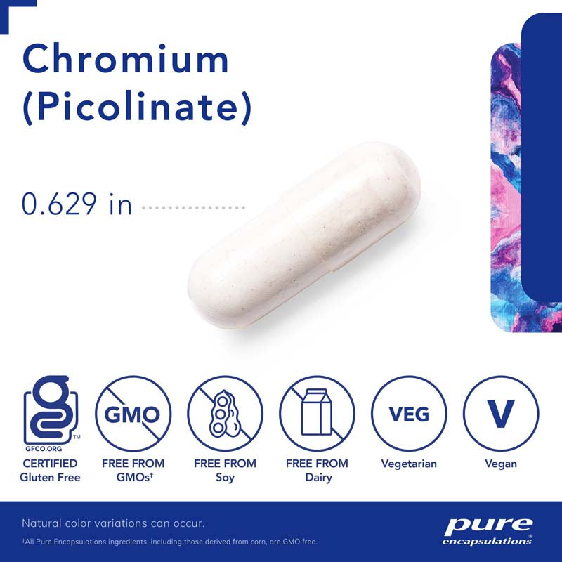 PURE Chromium (picolinate) 200 mcg 60's