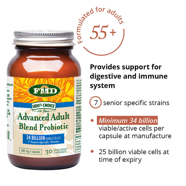 Udo's Advanced Adult's Blend Probiotic 30's