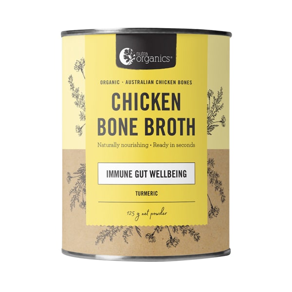 Nutra Org Chicken Bone Broth-Turmeric [Keto-friendly]