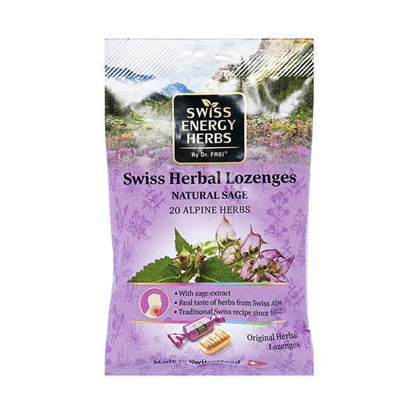 Dr Frei Swiss Energy Herbs Lozenges - Natural Sage 55g