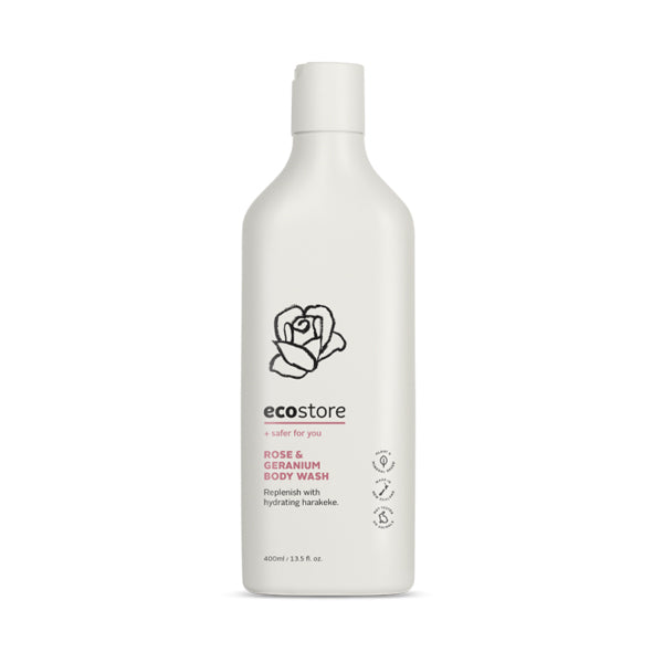 Ecostore Body Wash Rose & Geranium 400ml