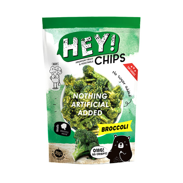 Hey Chips Premium Broccoli Chips 20g