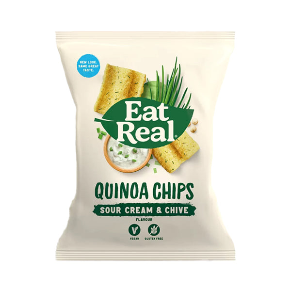 Eat Real Quinoa Chips Sour Cream & Chive 80g