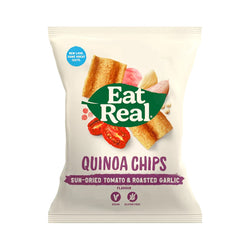 Eat Real Quinoa Chips Tomato & Garlic 80g x10