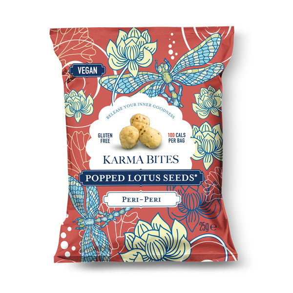Karma Bites Peri Peri Lotus Seeds 25g