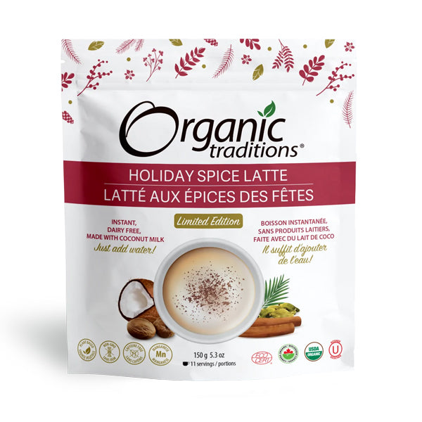 Organic Traditions Holiday Spice Latte 150g