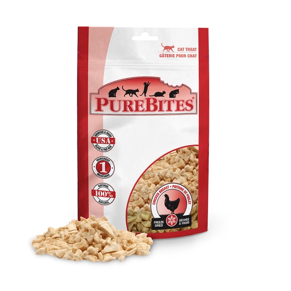 PureBites Chicken Breast Dried Cat Treats 31g