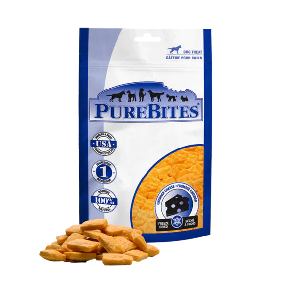PureBites Cheddar Cheese Dog Treats 57g