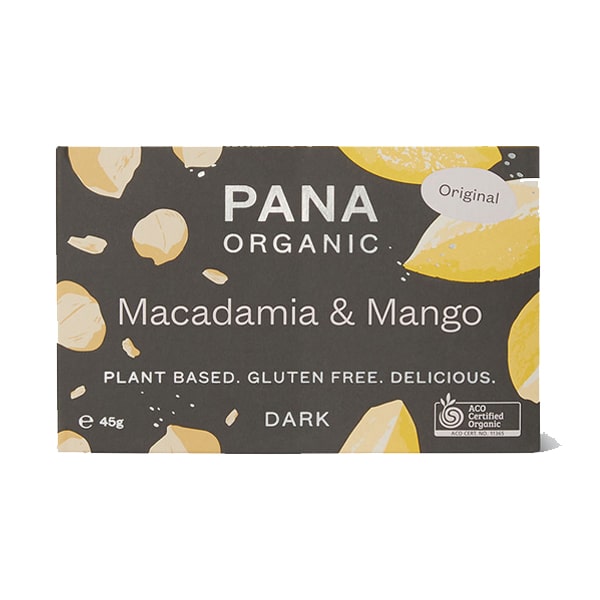 Pana Chocolate Macadamia Mango 45g
