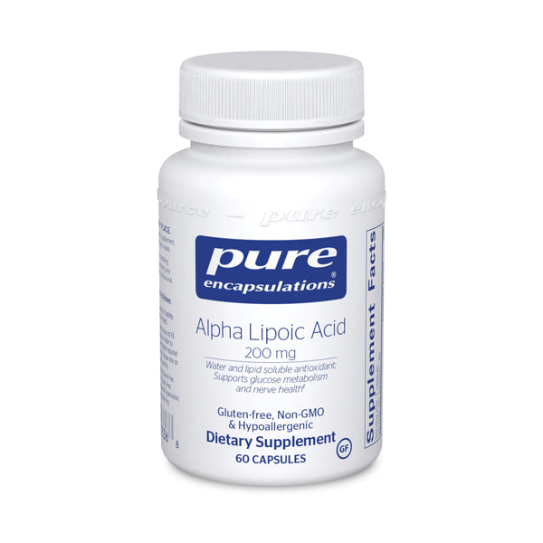 PURE Alpha Lipoic Acid 200mg 60's