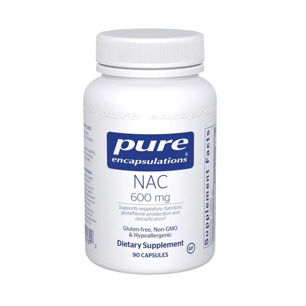 PURE NAC(N-acetyl-l-Cysteine)600mg 90's