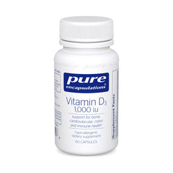 PURE Vitamin D3 1,000 i.u. 60's