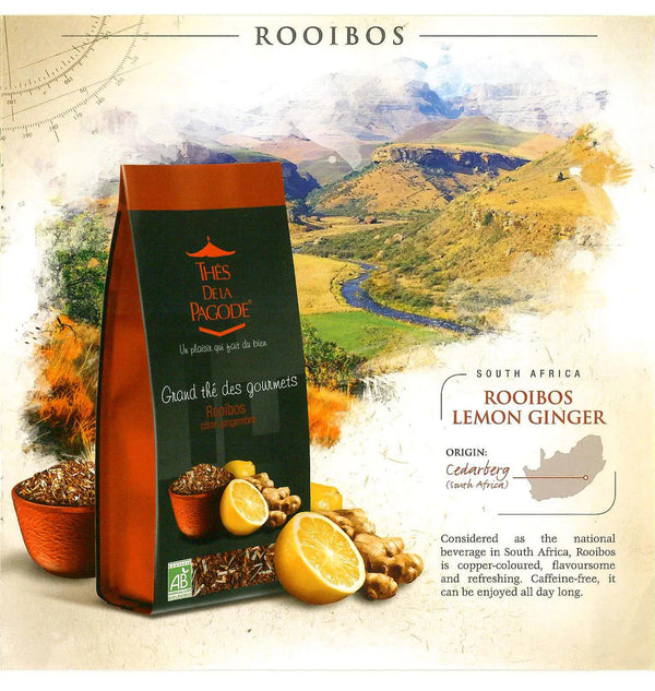 Thes de la Pagode 檸檬及薑味國寶茶茶包20包裝40g