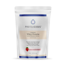 Protelicious Whey Protein Strawberry 1kg - Keto